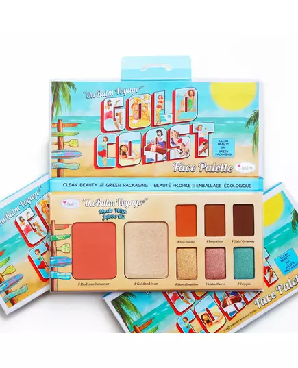 TheBalm Voyage Gold Coast palette visage 10g, image 2