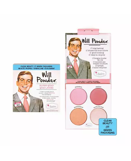 TheBalm Will Powder blush palette 10g