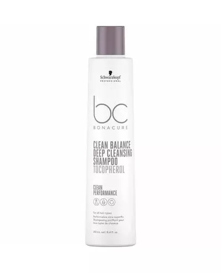 Schwarzkopf Professional Bonacure Clean Balance Shampooing nettoyant en profondeur 250 ml