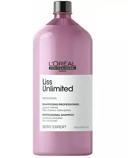 L'Oréal Professionnel Liss Unlimited Shampooing professionnel pour cheveux lisses 1500 ml