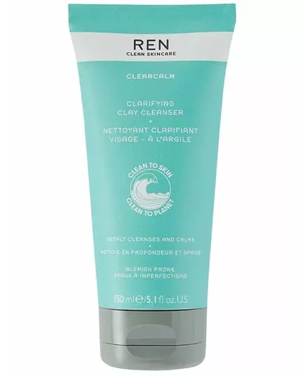 Ren Clearcalm Nettoyant à l'argile clarifiant 150ml