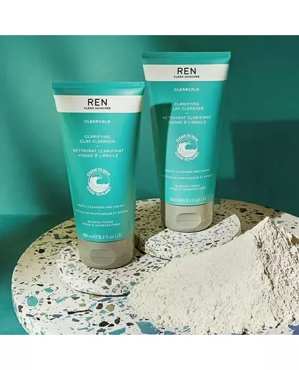 Ren Clearcalm Nettoyant à l'argile clarifiant 150ml, image 3