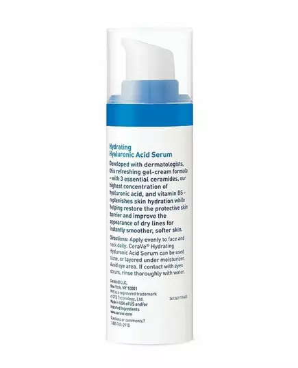 CeraVe Hydrating Hyaluronic Acid Serum 30 ml, image 3