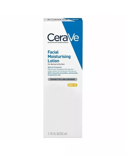 CeraVe SPF30 Crème hydratante pour le visage 52 ml, image 2