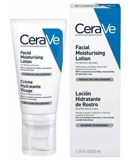 CeraVe Crème hydratante pour le visage 52 ml, image 2