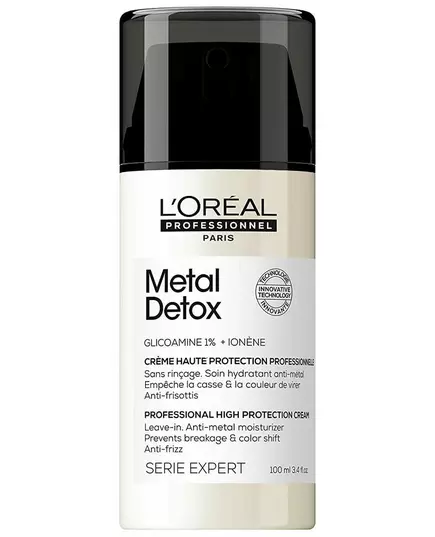 L'Oréal Professionnel Metal Detox professionelle, unauslöschliche Creme mit hohem Schutzgrad 100 ml