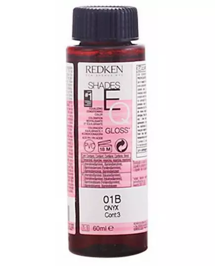 REDKEN Shades EQ Farbstoff #01B onyx 60 ml x 3 Stück