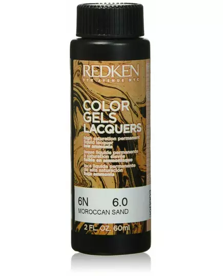 REDKEN Color Gel Lacquers #6N-sable marocain 60 ml x 3 pcs