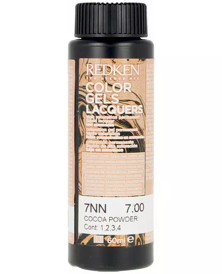 REDKEN Color Gel Lacquers #7NN-Natural cocoa powder 60 ml x 3 pcs