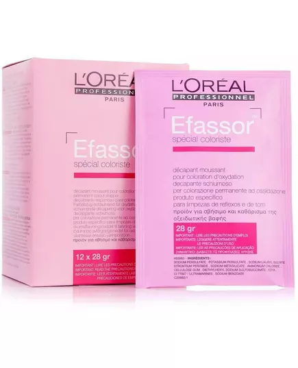 L'Oréal Professionnel Efassor 12 x 28 g L'Oréal Professionnel Efassor Entfärbungspuder Washout 12 x 28 g