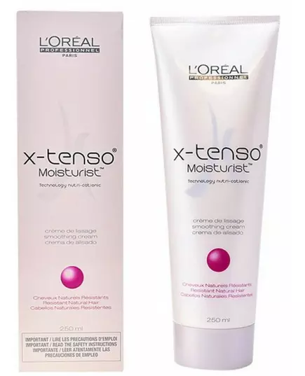 Crème lissante pour cheveux naturels indisciplinés L'Oréal Professionnel X-Tenso 250 ml