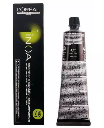 L'Oréal Professionnel Inoa teinture oxydante sans ammoniaque teinte #4,20 60g