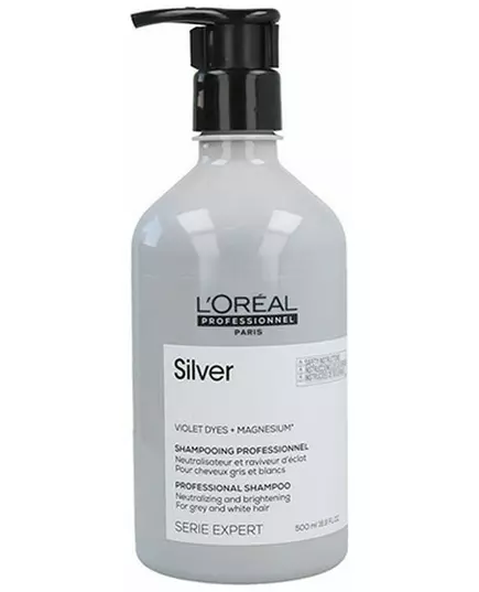 L'Oréal Professionnel Silver Shampooing pour cheveux clairs/gris 500 ml