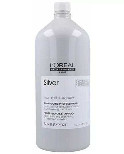 L'Oréal Professionnel Silver Shampooing pour cheveux clairs/gris 1500 ml