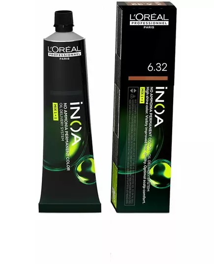 L'Oréal Professionnel Inoa Ammoniakfreie oxidierende Haarfarbe L'Oréal Professionnel Inoa Farbton #6,32 60g