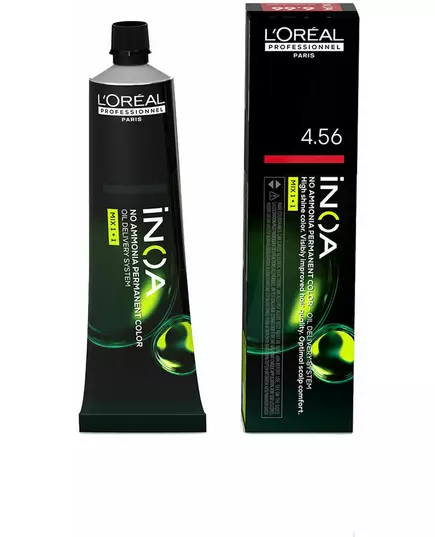 L'Oréal Professionnel Inoa Ammoniakfreies oxidierendes Haarfärbemittel #4,56 60g