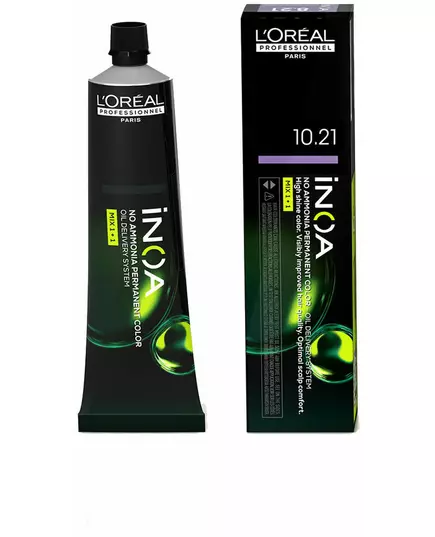 L'Oréal Professionnel Inoa coloration oxydante sans ammoniaque L'Oréal Professionnel Inoa teinte #10,21 60g