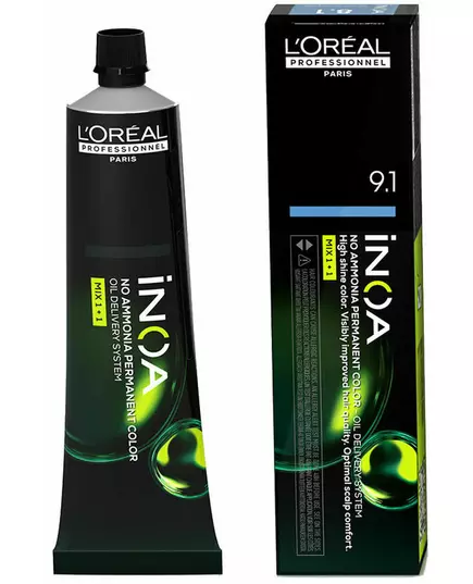 L'Oréal Professionnel Inoa coloration oxydante sans ammoniaque L'Oréal Professionnel Inoa teinte #9,1 60 g