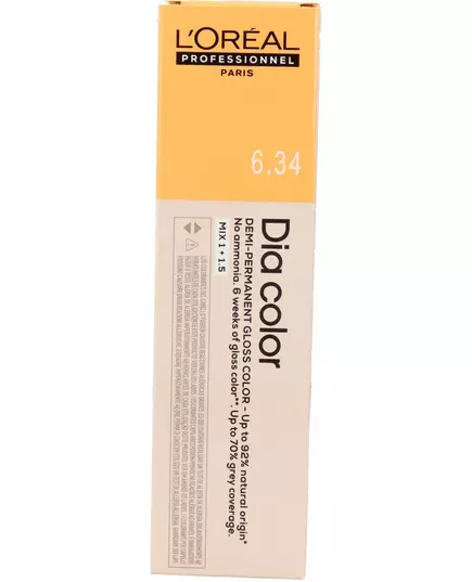 L'Oréal Professionnel Dia Color semi-permanentes ammoniakfreies Haarfärbemittel L'Oréal Professionnel Dia Color Farbton #6,34 60 ml