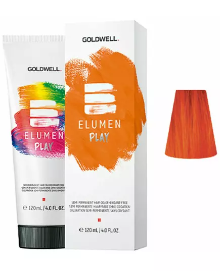 Goldwell Elumen Play Semi-permanente oxidationsmittelfreie Haarfarbe Farbton Orange 120 ml