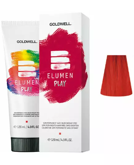 Peinture semi-permanente GOLDWELL Elumen Play #rouge 120 ml