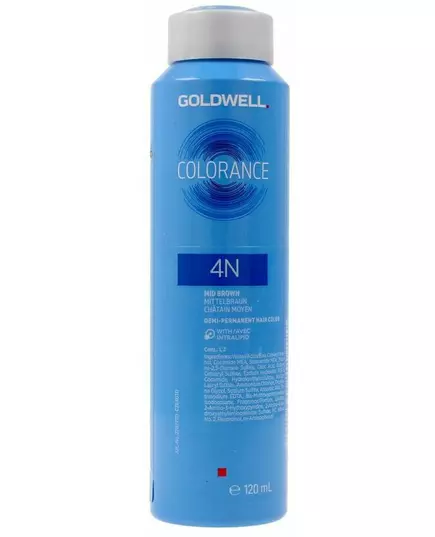 Peinture semi-permanente GOLDWELL Colorance #4N 120 ml