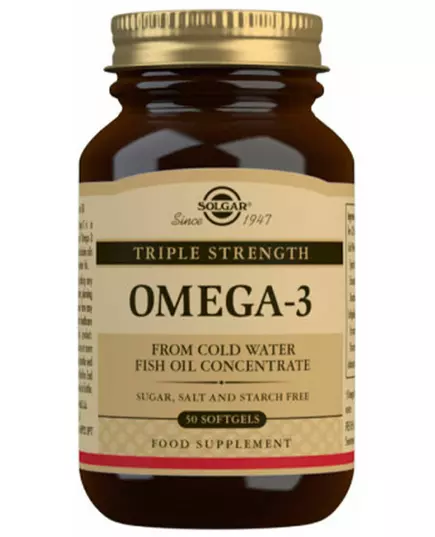 Solgar Omega-3 Triple Concentration 50 gélules