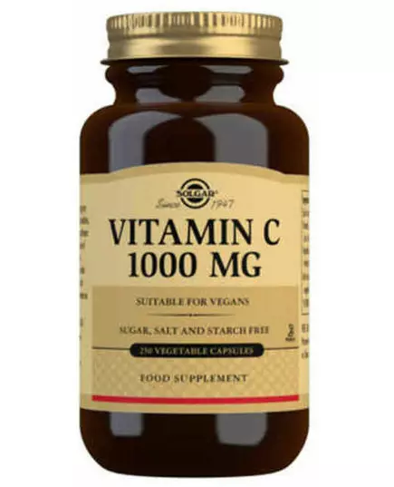 Solgar Vitamine C 1000 mg gélules à base de plantes. 250 pcs