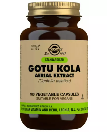 Solgar Centella Asiatica (Gotu Kola) Extrakt 100 pflanzliche Kapseln