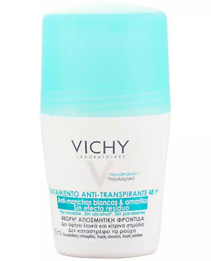 Antitranspirant gegen weiße Flecken Vichy Deo 48h Roll-on 50 ml