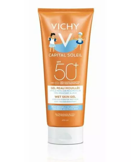 Vichy Capital Soleil SPF50+ 200 ml Lait-Gel solaire pour enfants