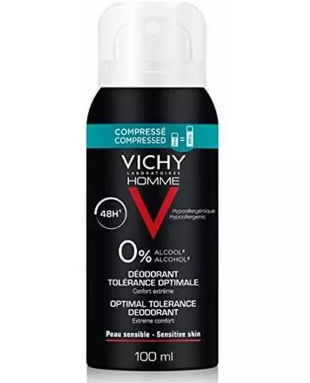 Vichy Homme Spray Deodorant für empfindliche Haut 100 ml