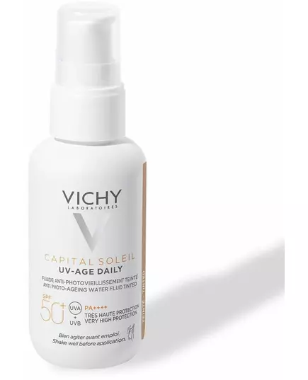 Vichy Capital Soleil Fluide Eau Quotidienne UV-Age avec Tone SPF50+ 40 ml