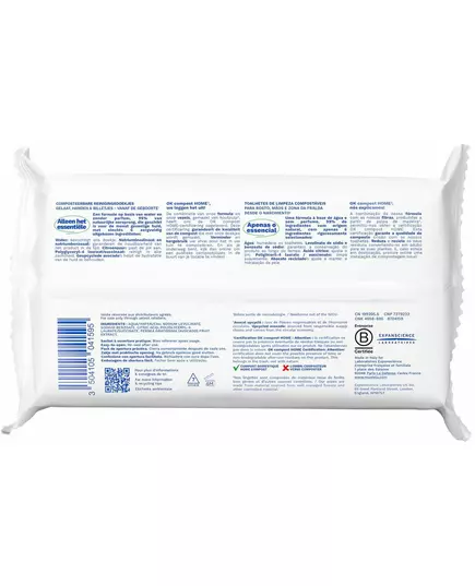 Mustela Baby-Child 60 pcs lingettes humides à base d'eau (compostables)