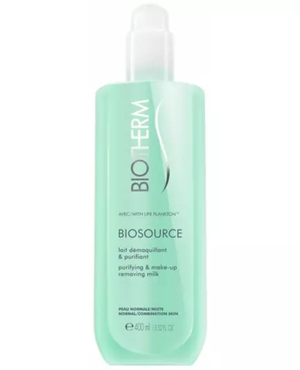 Biotherm Biosource Lait démaquillant pour peaux grasses 400 ml