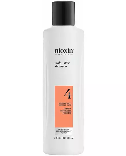 Nioxin System 4 Shampooing pour cheveux colorés et très affaiblis 300 ml