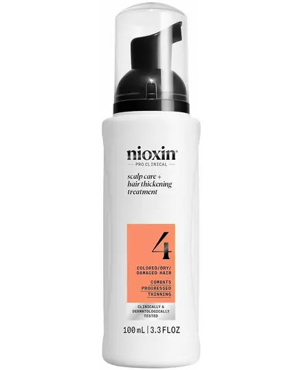 Nioxin System 4 Versiegelungsserum für coloriertes geschädigtes Haar mit starker Schwächung 100 ml.