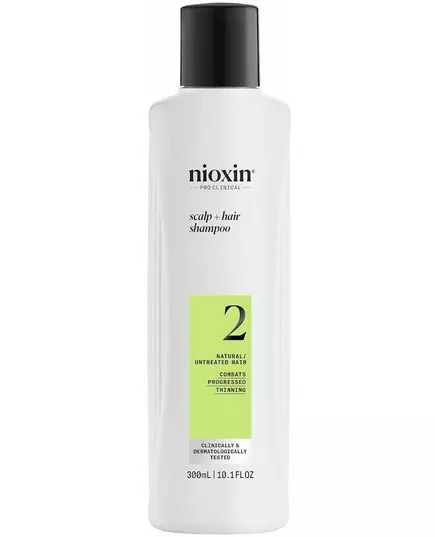 Nioxin System 2 Shampoo für Naturhaar mit starker Schwächung 300 ml