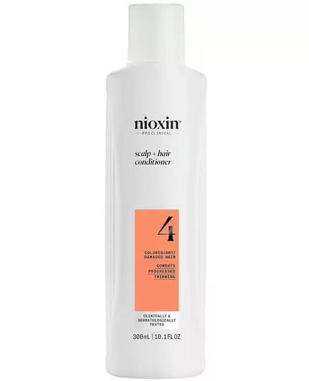 Nioxin System 4 Spülung für farblich geschädigtes Haar mit starker Schwächung 300 ml