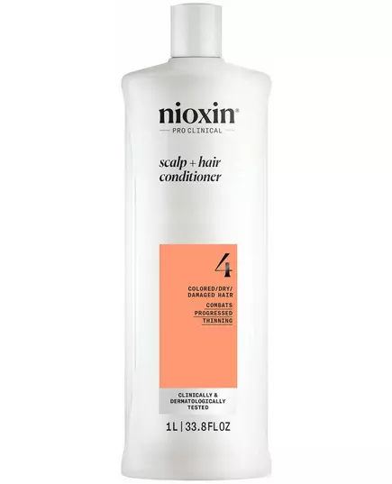 Nioxin System 4 Pflegespülung für coloriertes geschädigtes Haar mit starker Schwächung 1000 ml