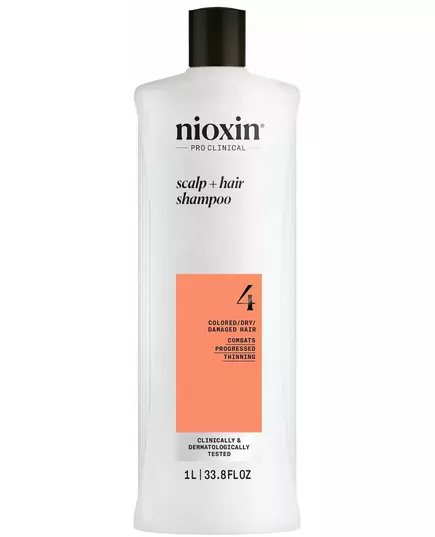 Nioxin System 4 Shampoo für coloriertes und stark geschwächtes Haar 1000 ml