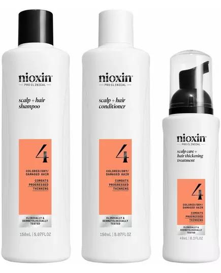 Nioxin System 4 Set pour cheveux colorés très affaiblis 3 pièces