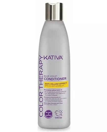 Kativa Après-shampoing anti-jaunisse au violet bleu 250 ml