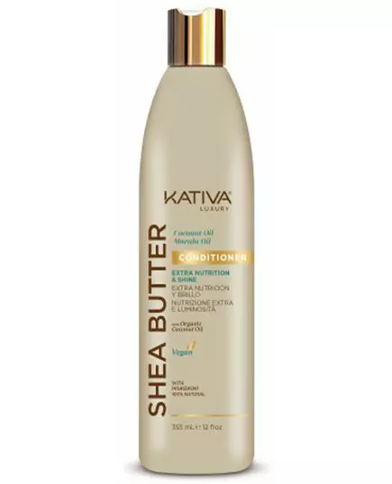 Kativa Shea Butter Conditioner mit Kokosnuss und Marula 355 ml