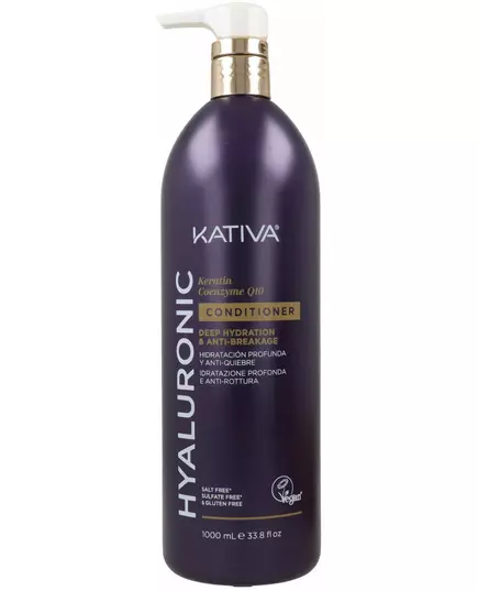 Kativa Après-shampooing Hyaluronic Keratin & Coenzyme Q10 1000 ml