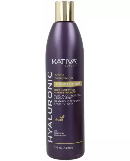 Kativa Après-shampooing Hyaluronic Keratin & Q10 355 ml