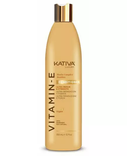 Kativa Vitamin E Pflegespülung mit Biotin und Bambus 355 ml