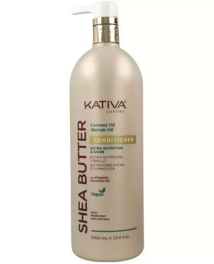 Kativa - Après-shampooing au beurre de karité avec noix de coco et marula 1000 ml