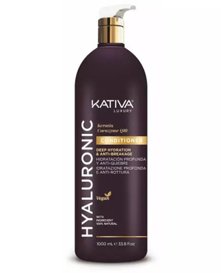 Kativa Hyaluronsäure Keratin & Coenzym Q10 Spülung 1000 ml