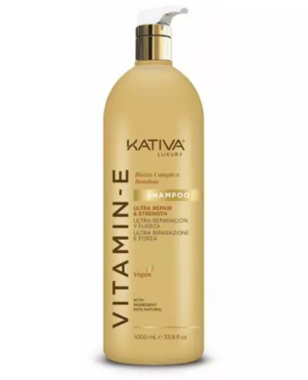 Kativa Vitamin E Shampoo mit Biotin und Bambus 1000 ml